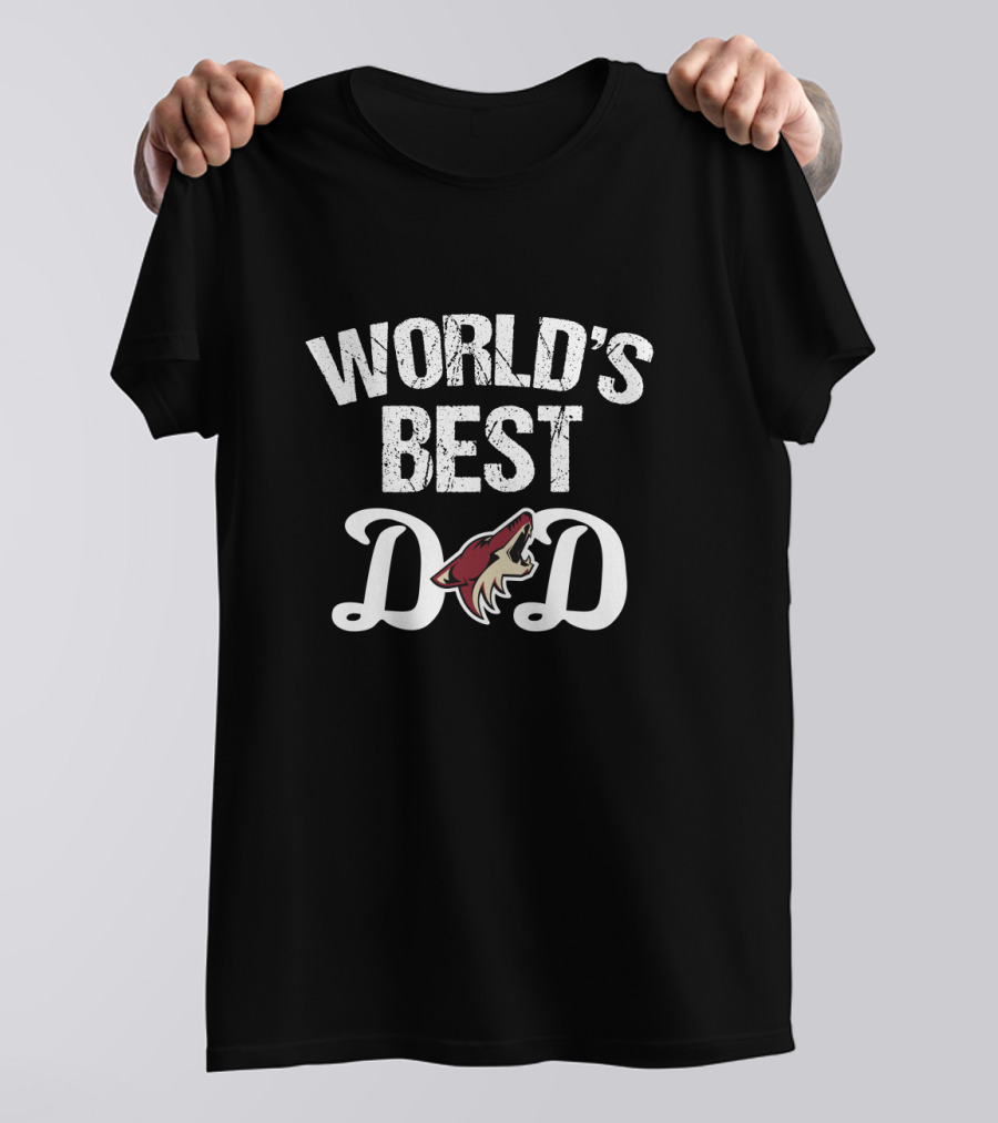 World's Best Coyotes Dad T-Shirt