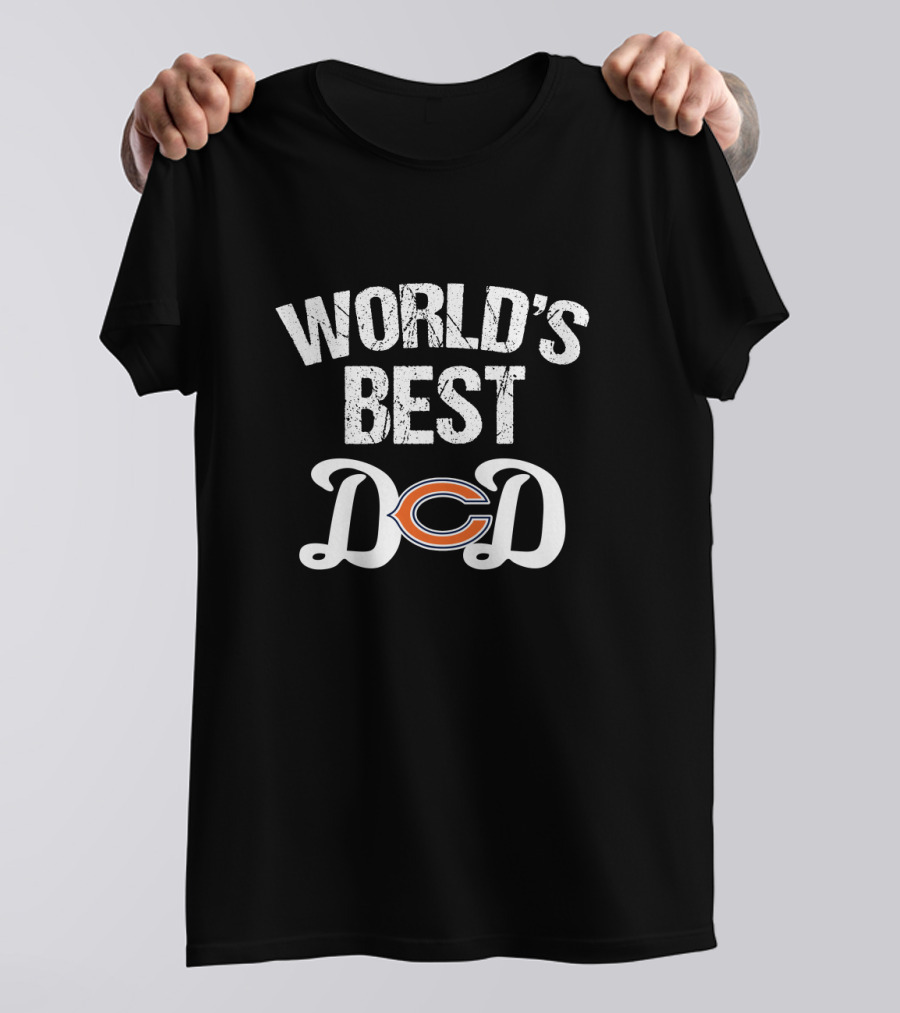 World's Best Dad Chicago Bears T-Shirt