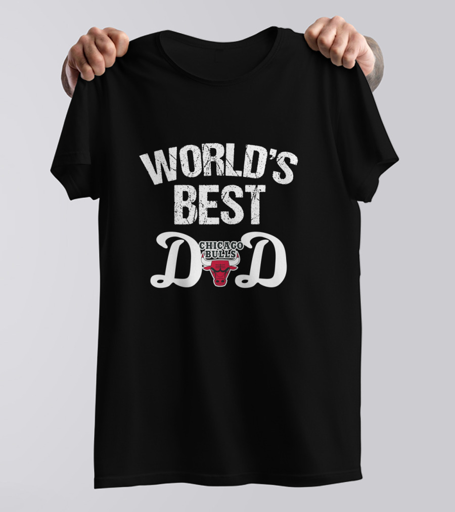 World's Best Dad Chicago Bulls T-Shirt