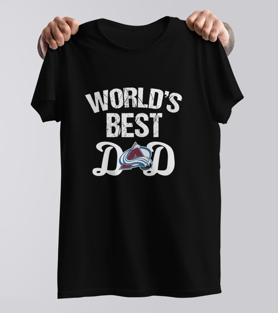 World's Best Colorado Avalanche Dad T-Shirt