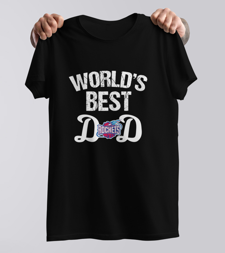 World's Best Rockets Dad T-Shirt
