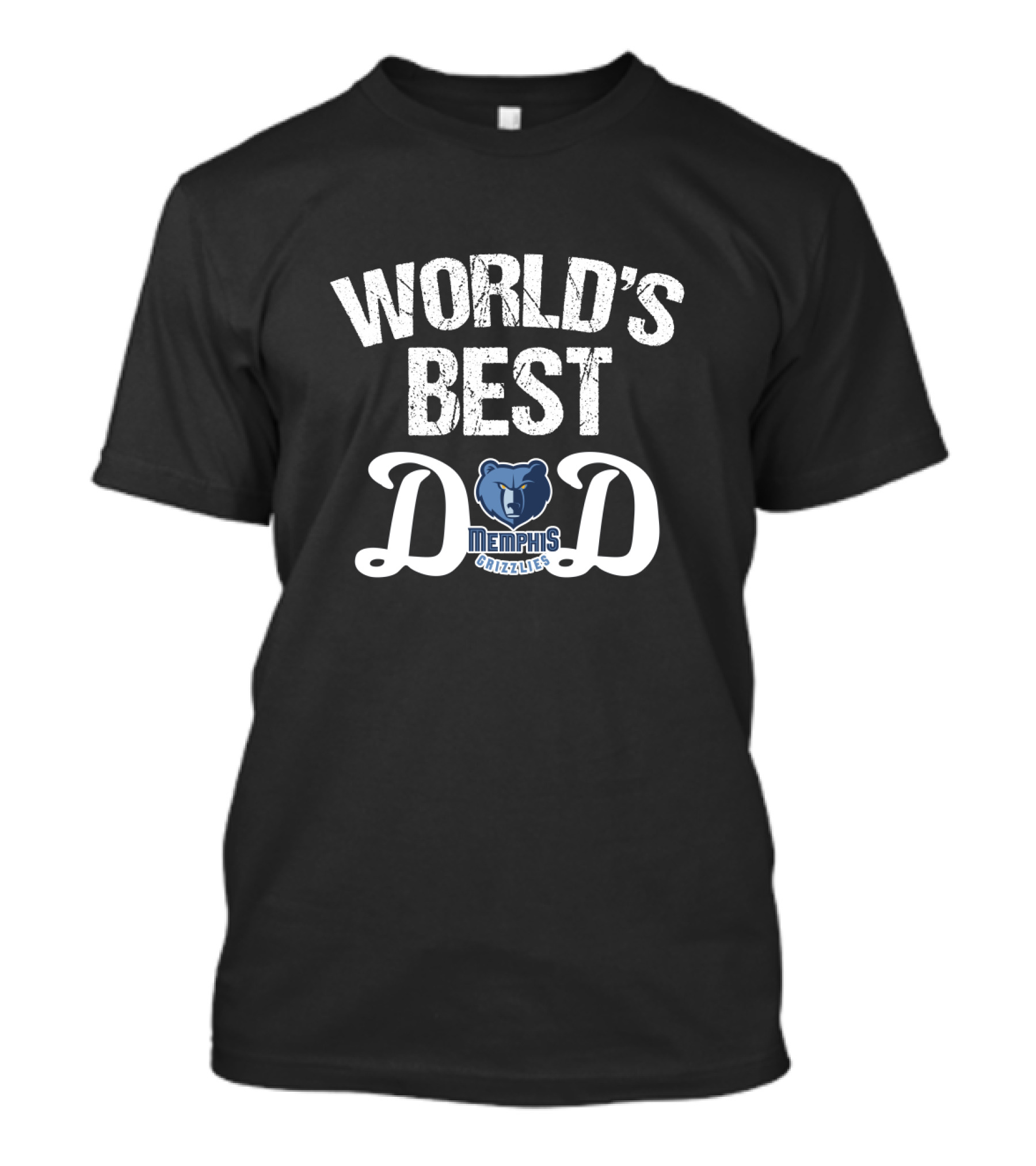 World's Best Dad Memphis Grizzlies T-Shirt