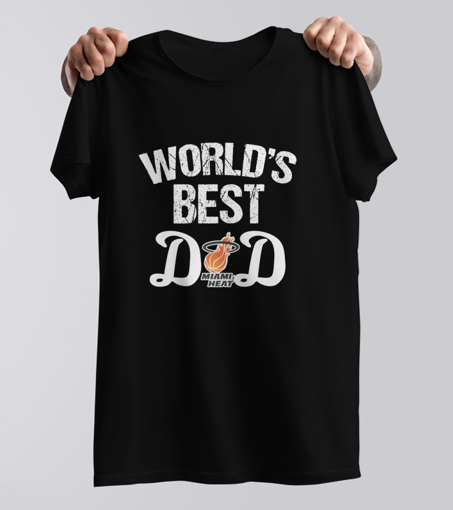 World's Best Miami Heat Dad T-Shirt