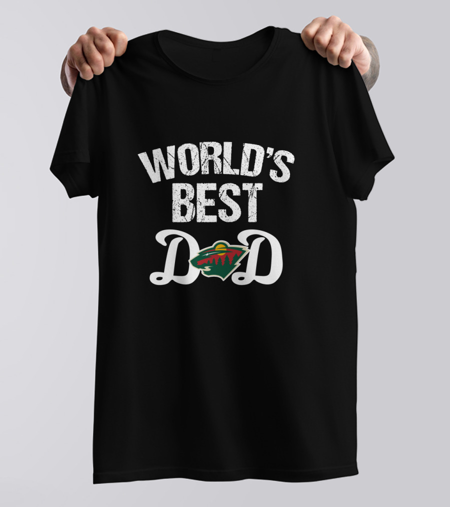 World's Best Dad Minnesota Wild T-Shirt