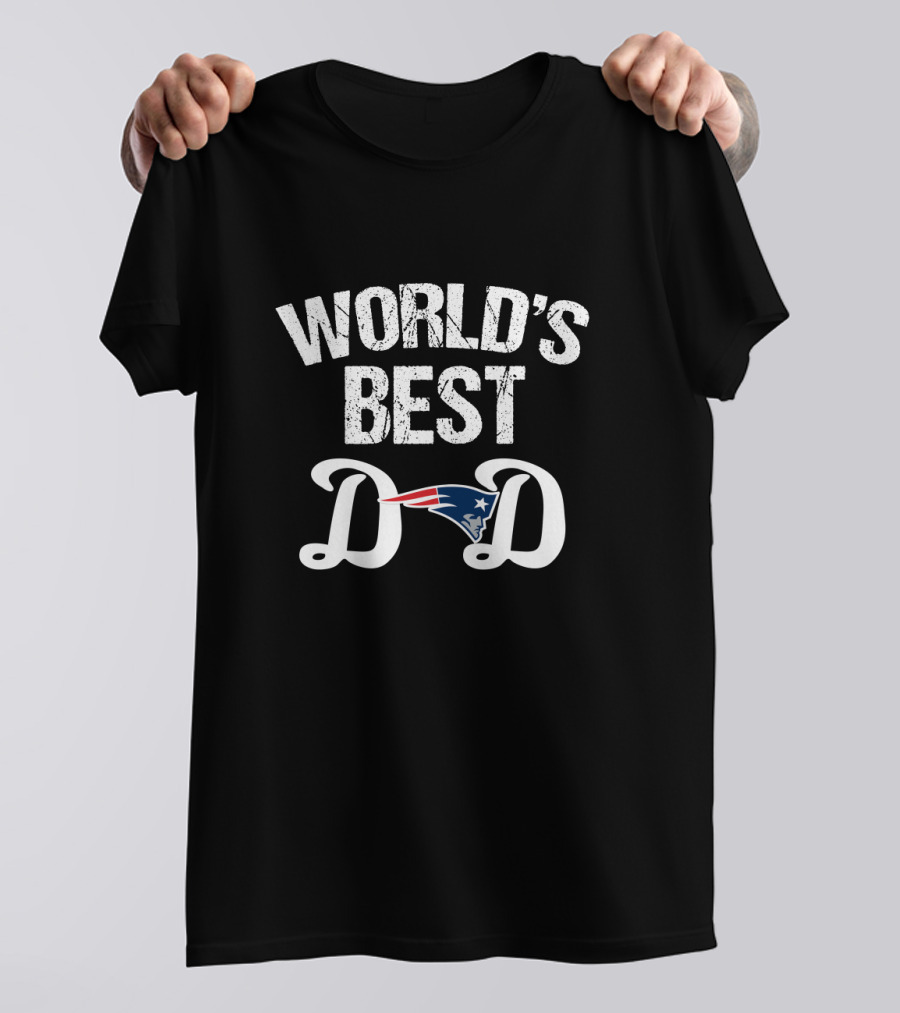 World's Best Dad New England Patriots T-Shirt