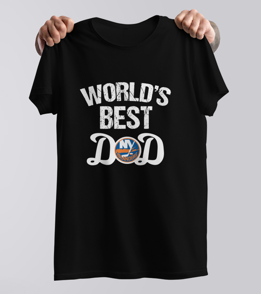 World's Best Ny Islanders Dad T-Shirt
