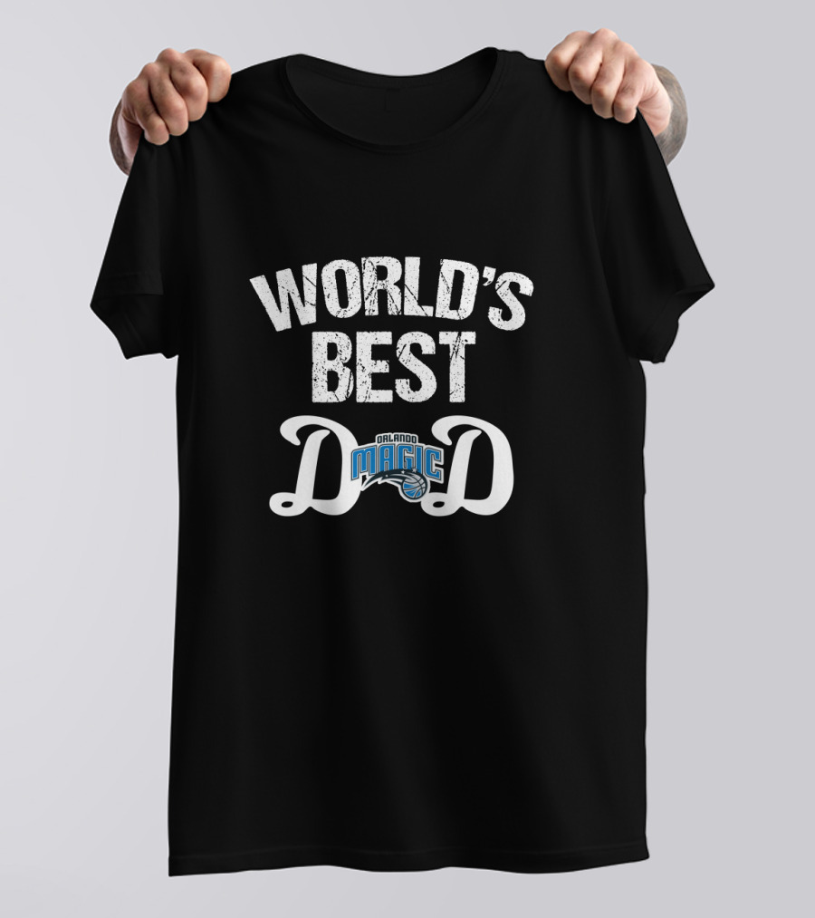 World's Best Dad Orlando Magic Basketball Fan T-Shirt