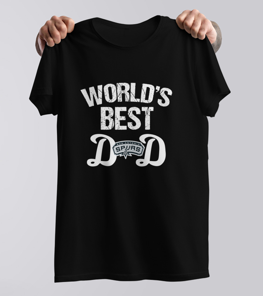World's Best Dad San Antonio Spurs T-Shirt