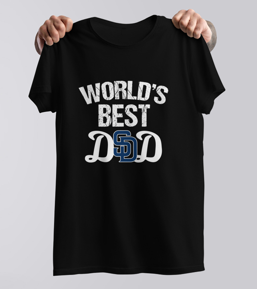 World's Best Dad San Diego Padres T-Shirt