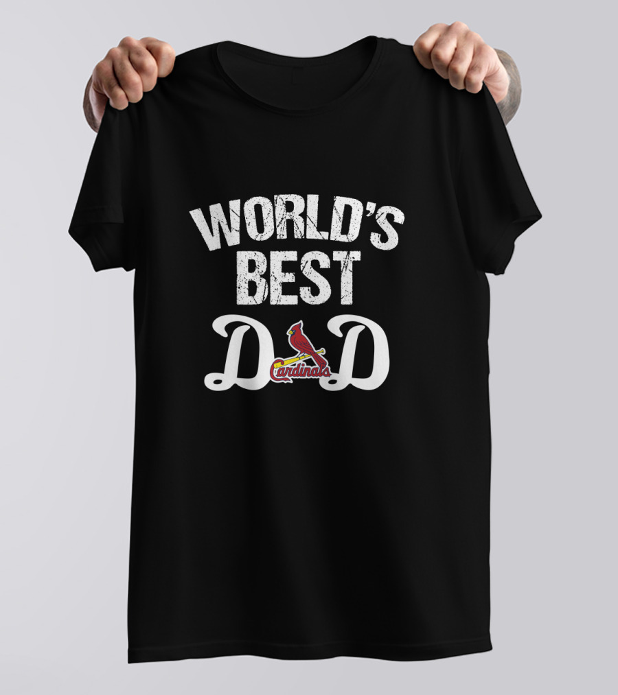 World's Best Dad St. Louis Cardinals T-Shirt