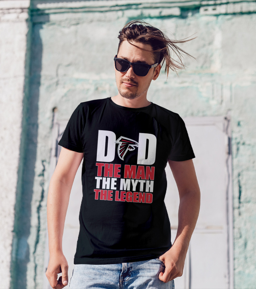 Atlanta Falcons Dad The Man The Myth The Legend Father's Day T-Shirt