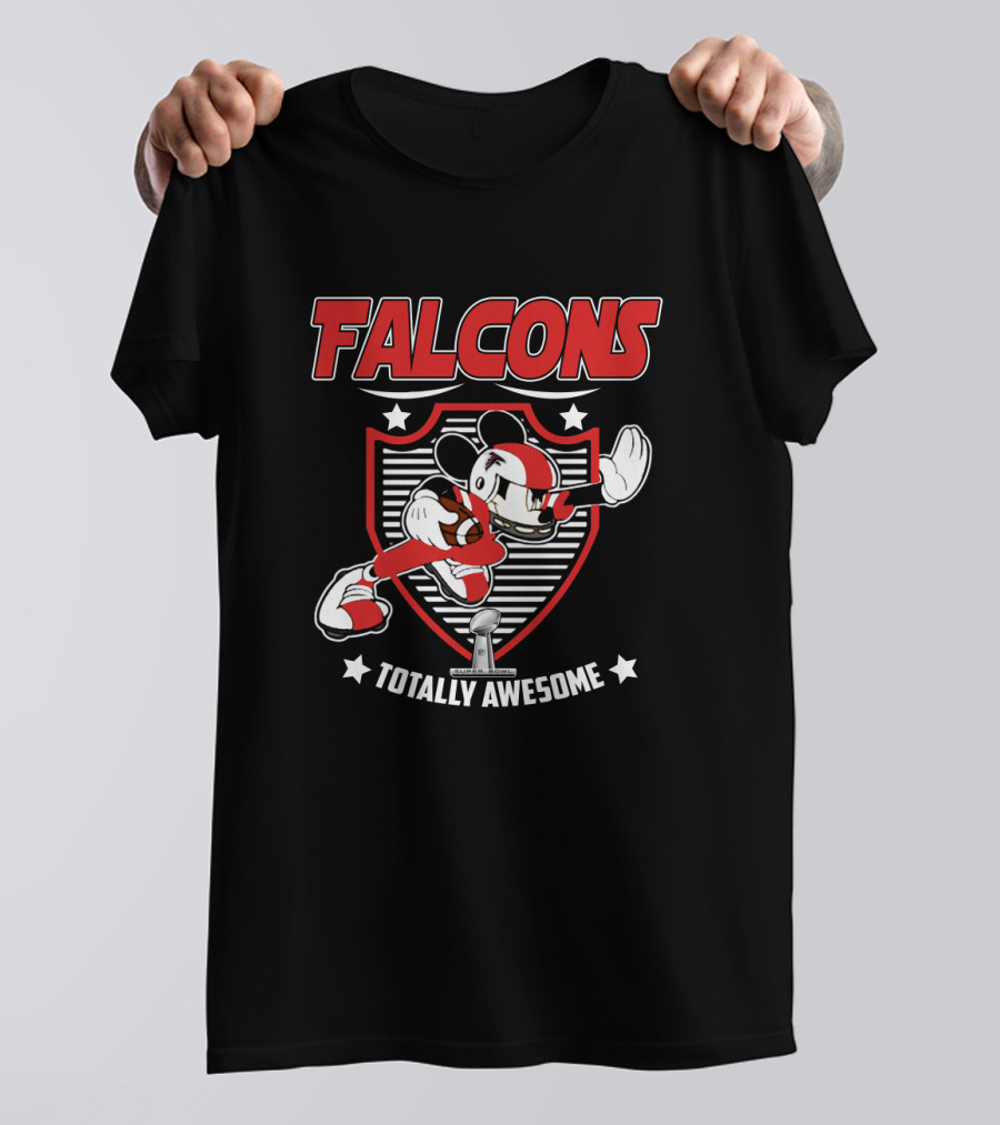 Falcons Totally Awesome Mickey Football Fan T-Shirt
