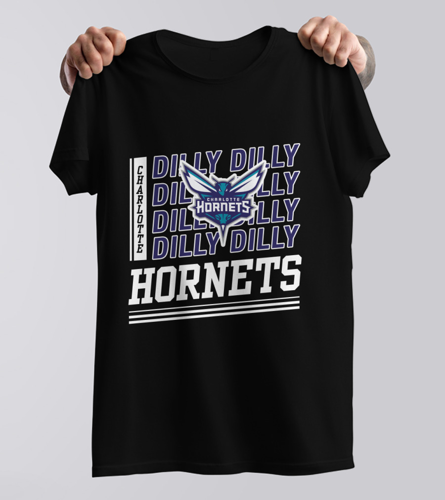 Charlotte Hornets Logo Dilly Dilly Bud Light Fan T-Shirt