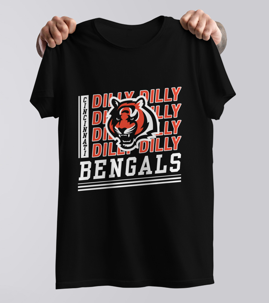 Cincinnati Bengals Dilly Dilly Tiger T-Shirt