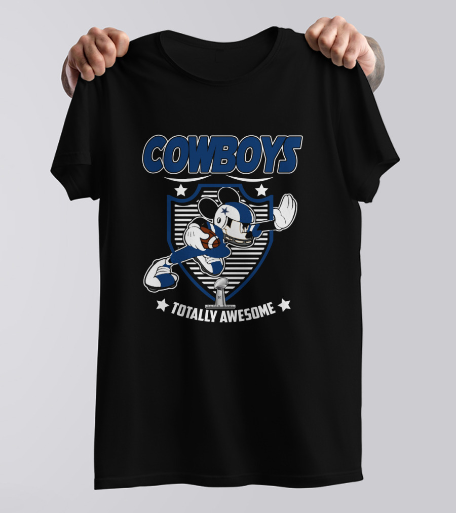 Cowboys Totally Awesome Football Mouse Star Player T-Shirt