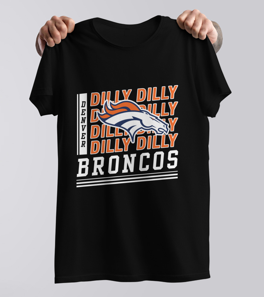 Denver Broncos Dilly Dilly Broncos Bud Light Football Team T-Shirt