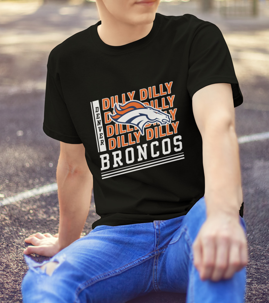 Denver Broncos Dilly Dilly Broncos Bud Light Football Team T-Shirt