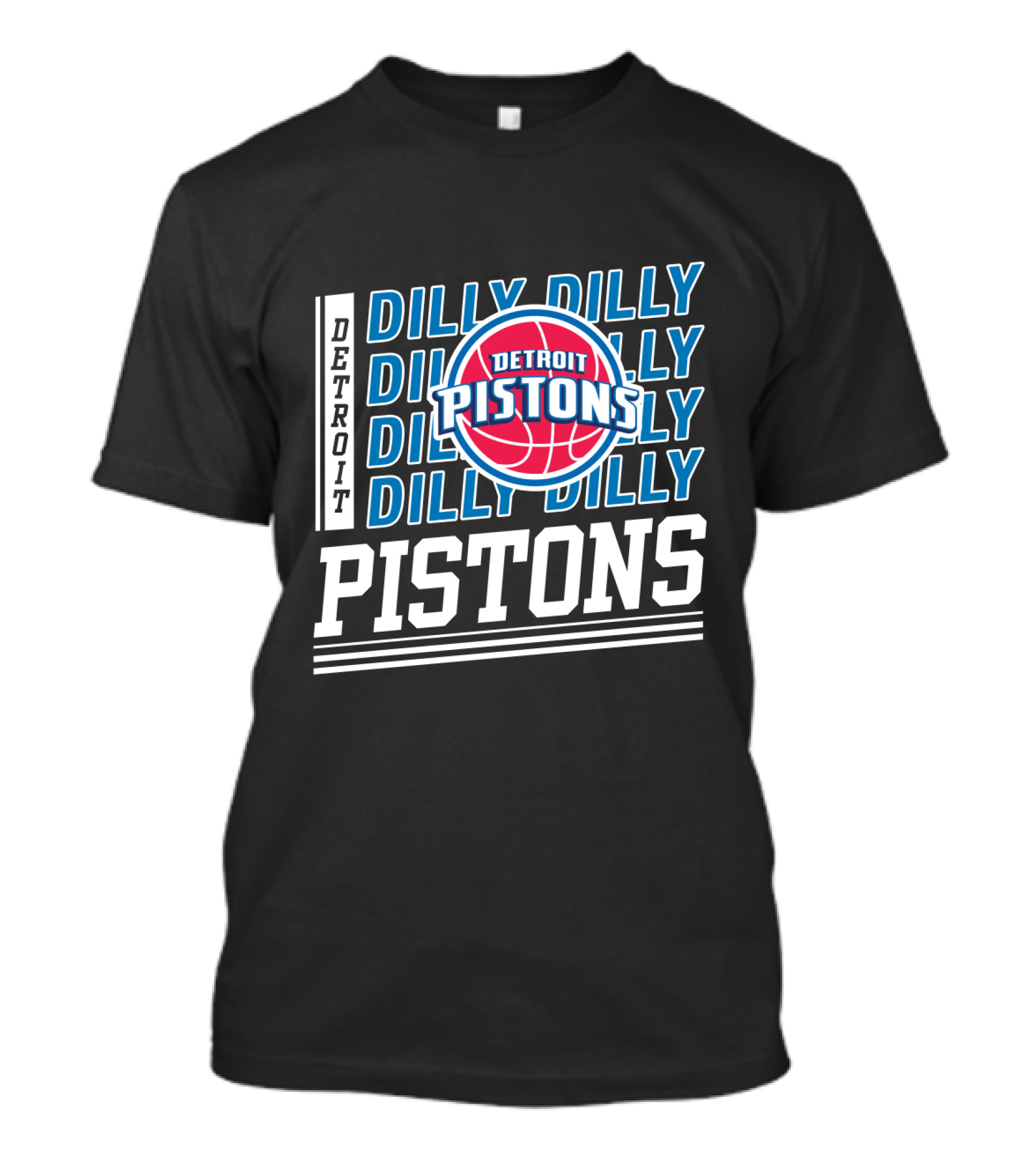 Detroit Pistons Dilly Dilly Basketball Fan Collection T-Shirt