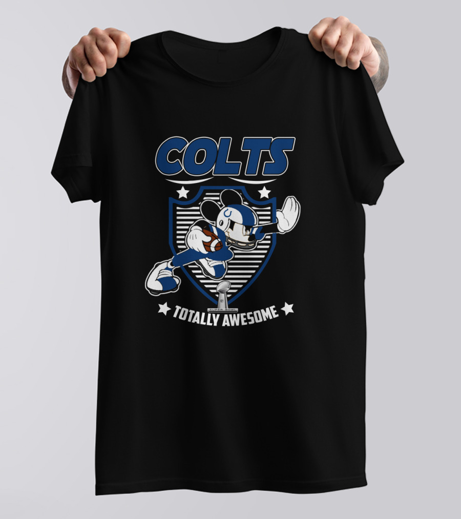 Colts Totally Awesome Mickey Football Fans T-Shirt