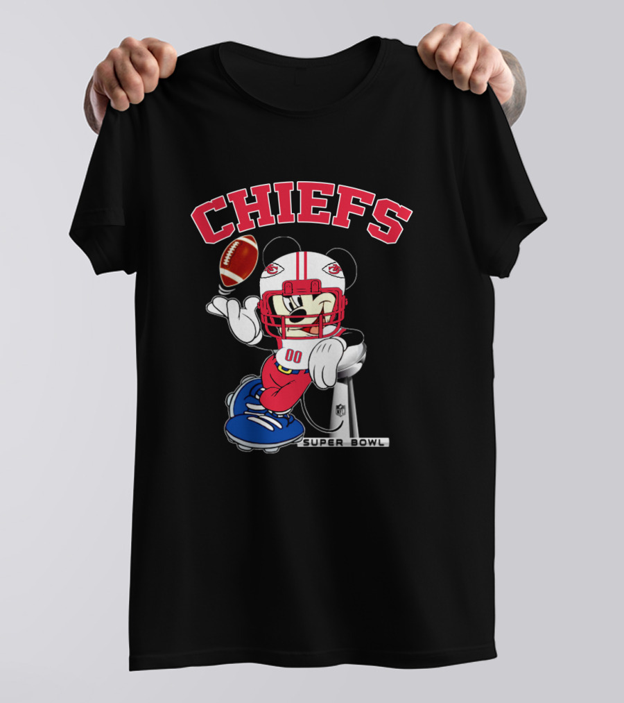 Chiefs Mickey Nfl Super Bowl Kansas City T-Shirt