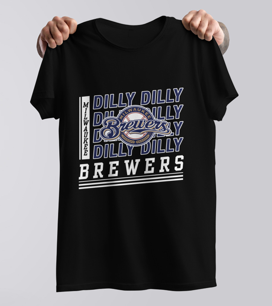 Milwaukee Brewers Dilly Dilly Baseball T-Shirt