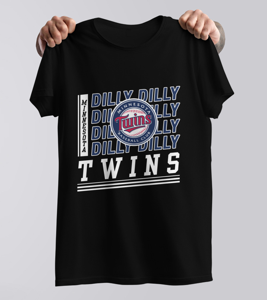 Minnesota Twins Baseball Club Dilly Dilly Repeat T-Shirt