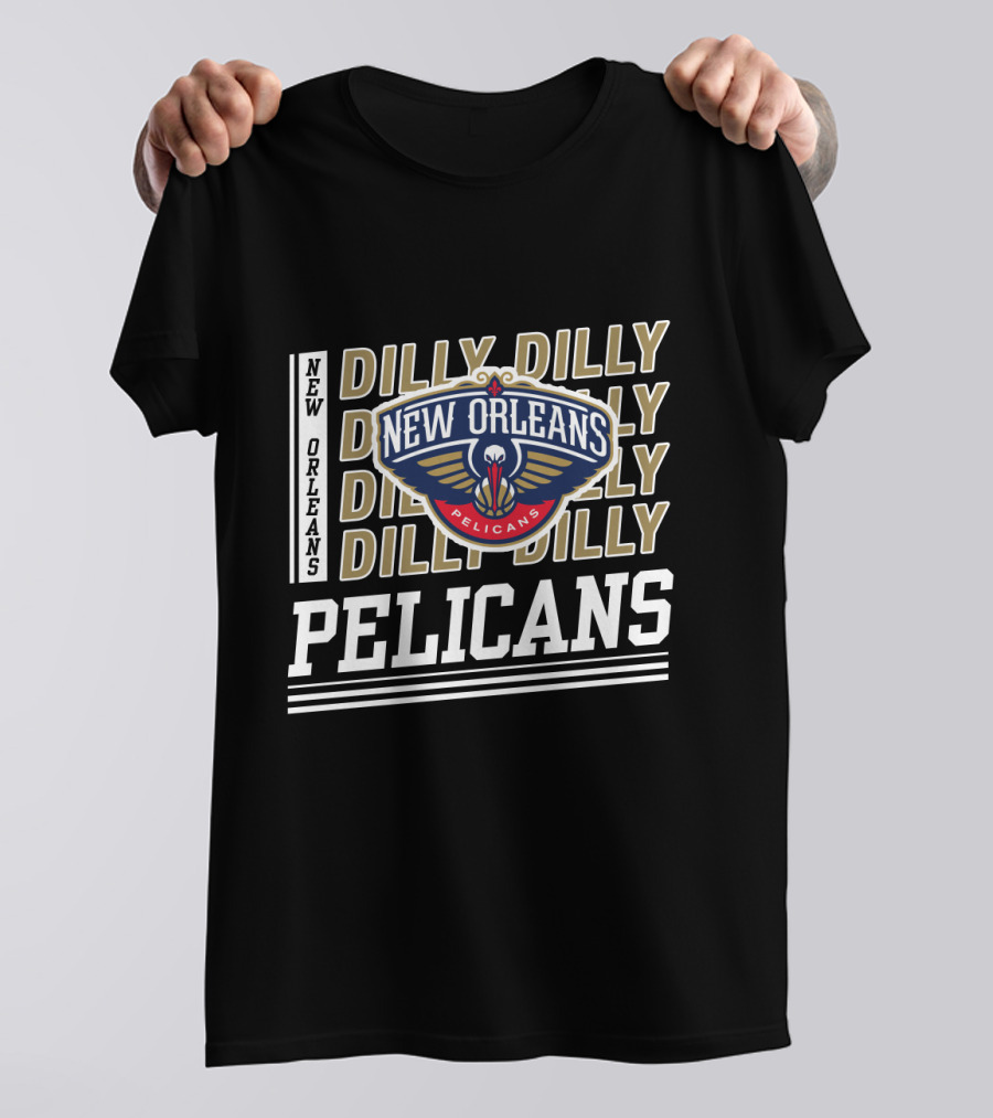 New Orleans Pelicans Dilly Dilly Bud Light Logo Nba T-Shirt