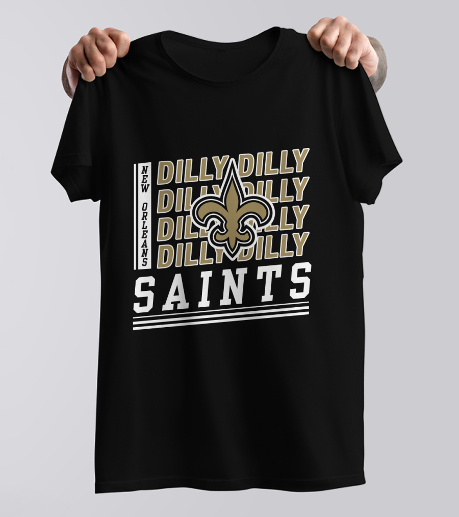 New Orleans Saints Dilly Dilly Fleur-De-Lis Bud Light T-Shirt