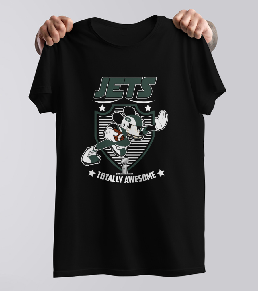 Jets Totally Awesome New York Jets Mickey Fans T-Shirt