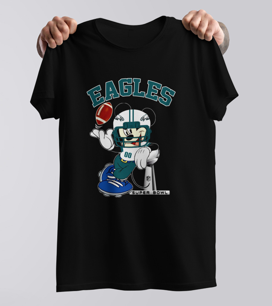 Eagles Mickey Nfl Super Bowl Football Philadelphia T-Shirt