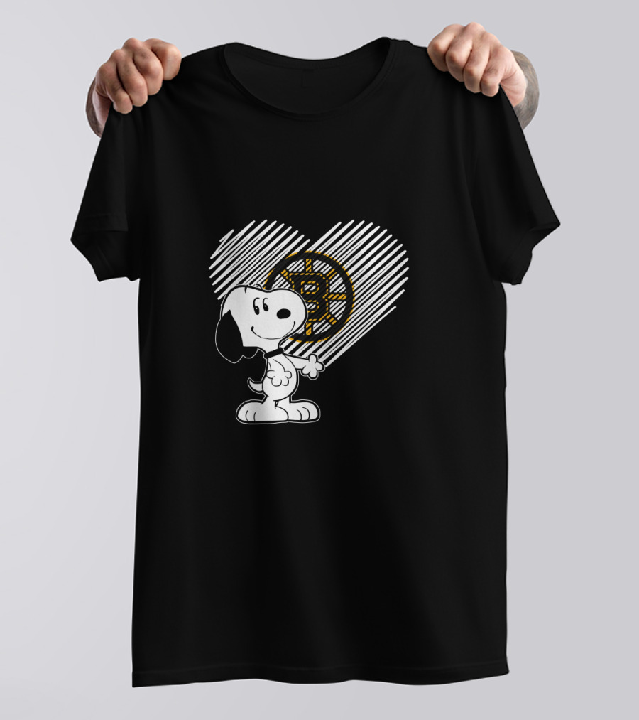 Snoopy Heart Bitcoin T-Shirt