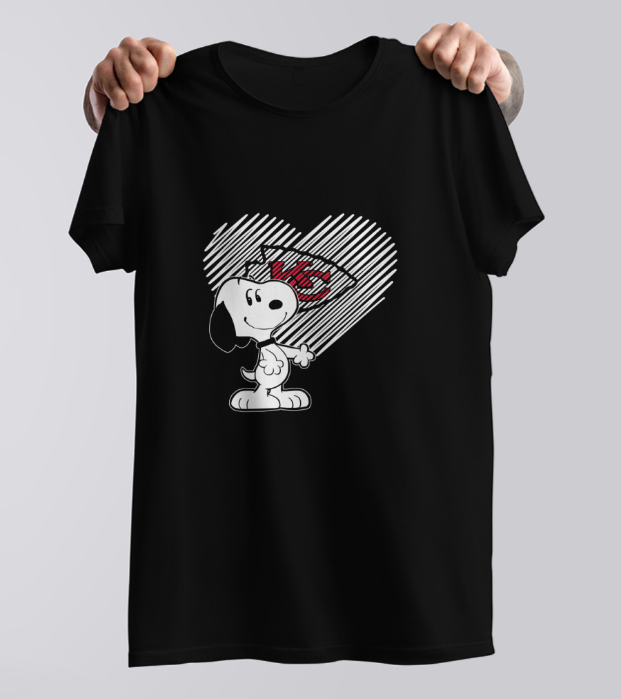 Snoopy Heart Kansas City Chiefs Fans Ks T-Shirt
