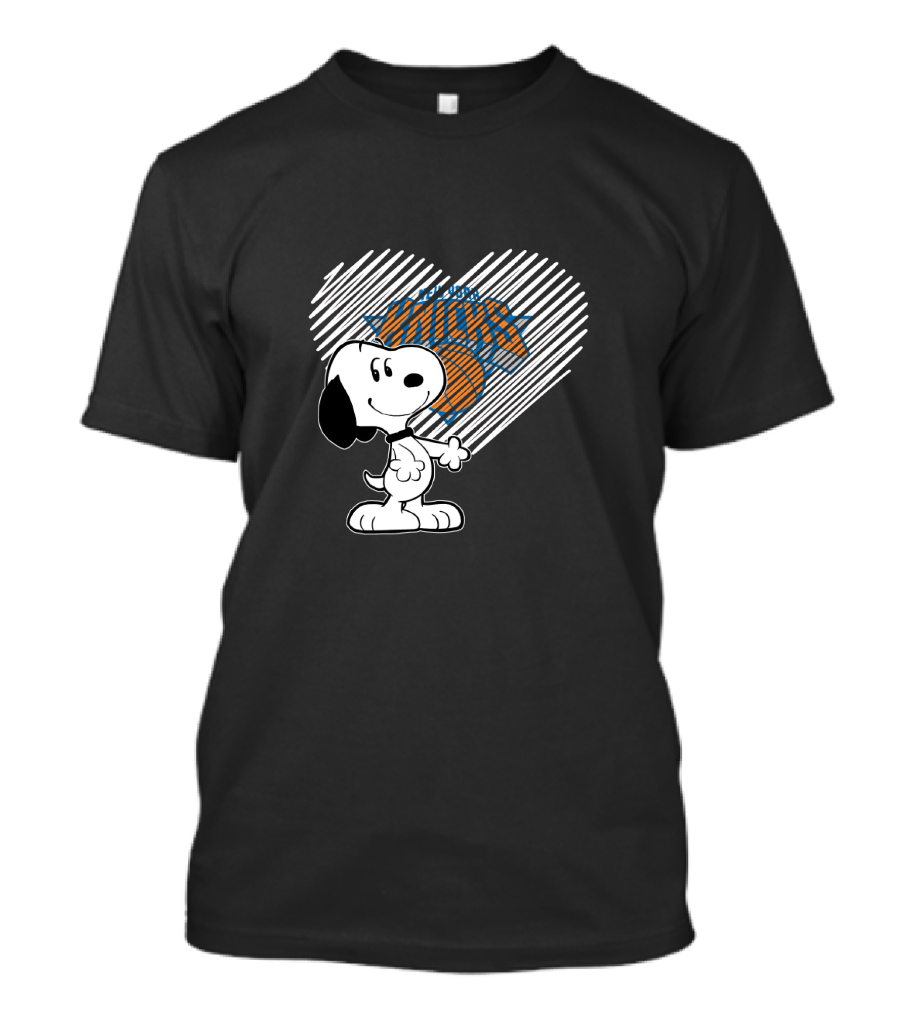 Snoopy Heart New York Knicks Fans T-Shirt