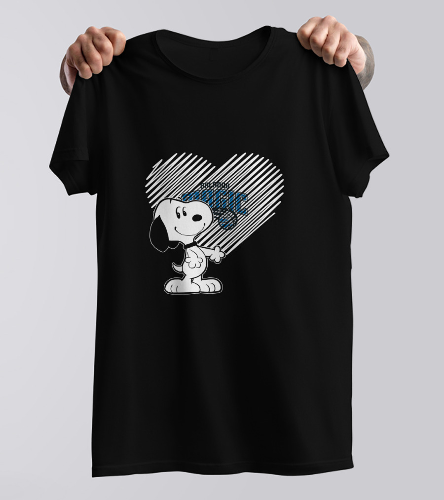 Snoopy Heart Orlando Magic Fans T-Shirt