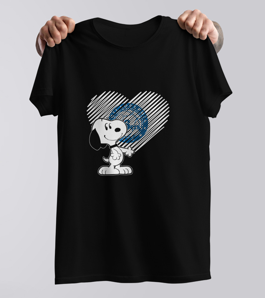 Snoopy Heart Philadelphia 76ers For Fans T-Shirt