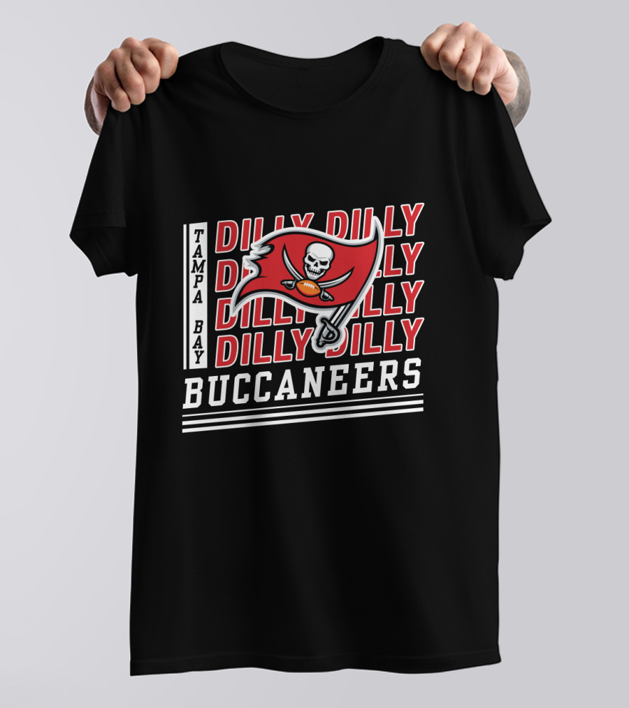 Tampa Bay Buccaneers Dilly Dilly Bud Light Football Celebration Banner T-Shirt