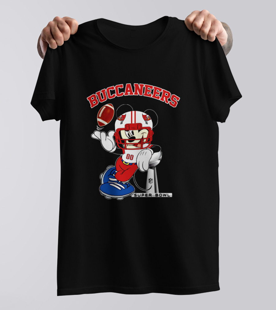 Buccaneers Mickey Super Bowl Nfl Football T-Shirt