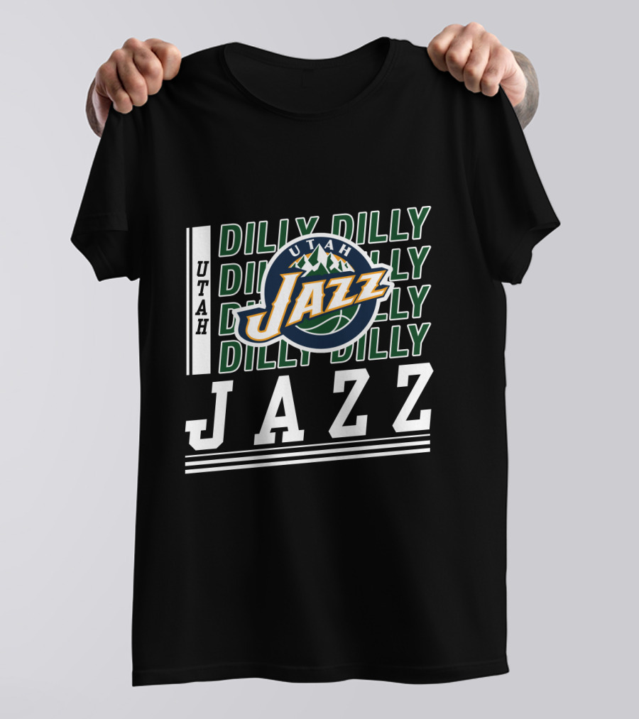 Utah Jazz Dilly Dilly Bud Light Basketball Fan T-Shirt