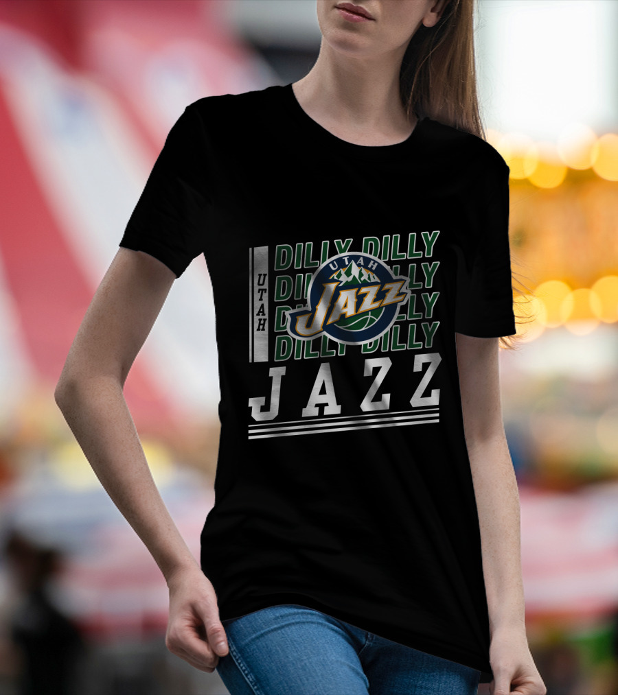 Utah Jazz Dilly Dilly Bud Light Basketball Fan T-Shirt