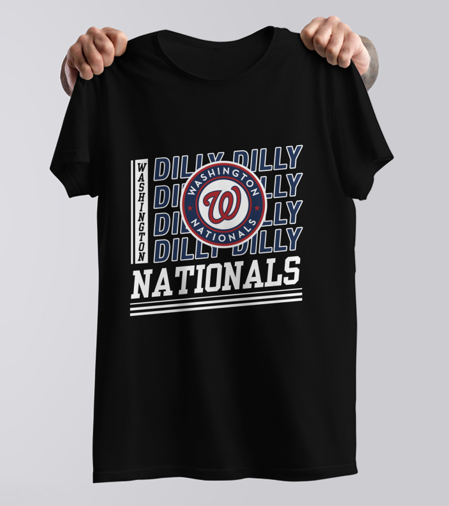 Washington Nationals Dilly Dilly Fans Logo Nationals T-Shirt