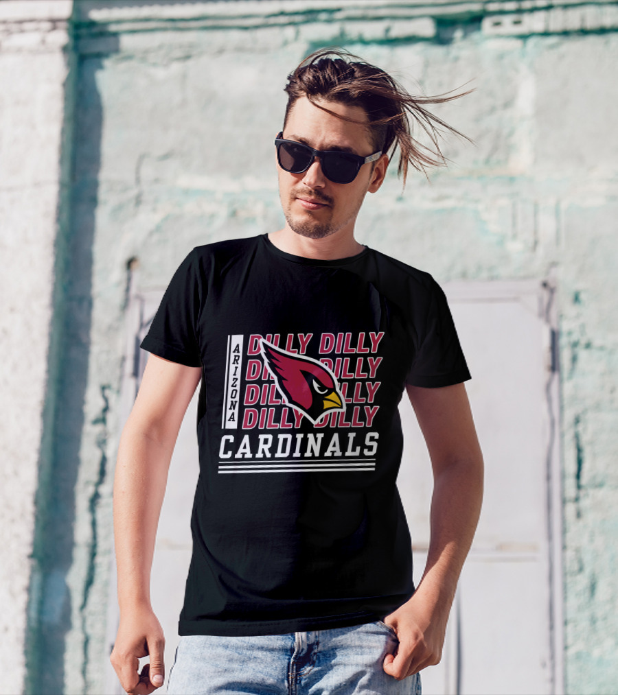 Arizona Cardinals Dilly Dilly Logo With Bud Light Collaboration T-Shirt