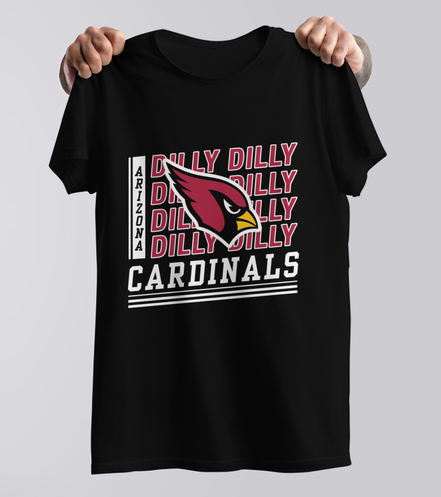 Arizona Cardinals Dilly Dilly Logo With Bud Light Collaboration T-Shirt