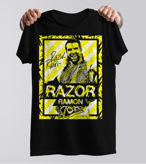 Razor Ramon Signature Yellow Stripes T-Shirt