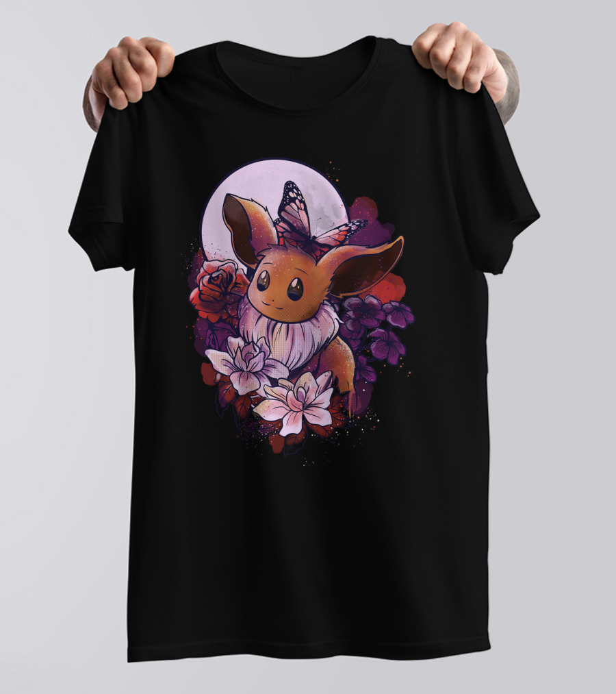 Eevee Moonlight Butterfly Blossoms T-Shirt