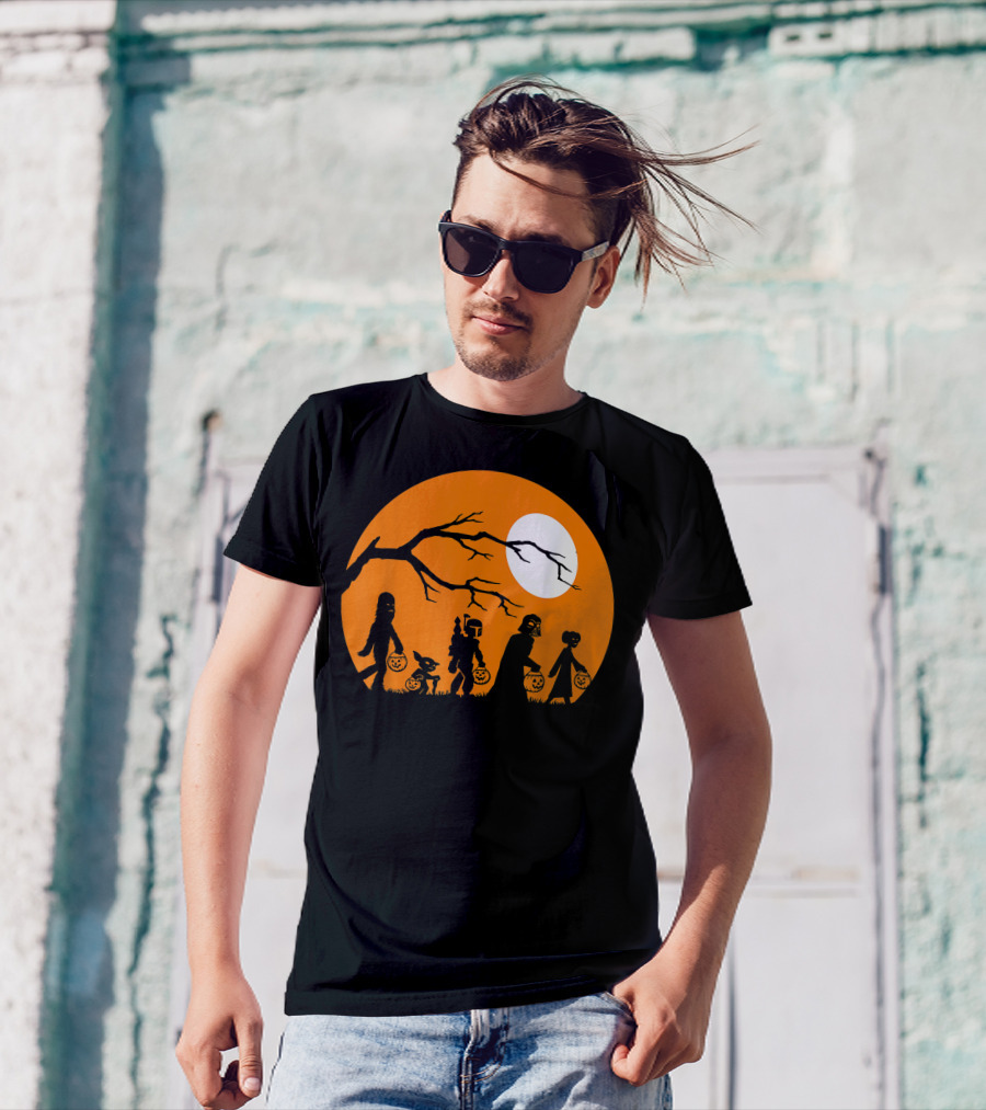 Trick Or Treat Halloween Characters Star Wars T-Shirt