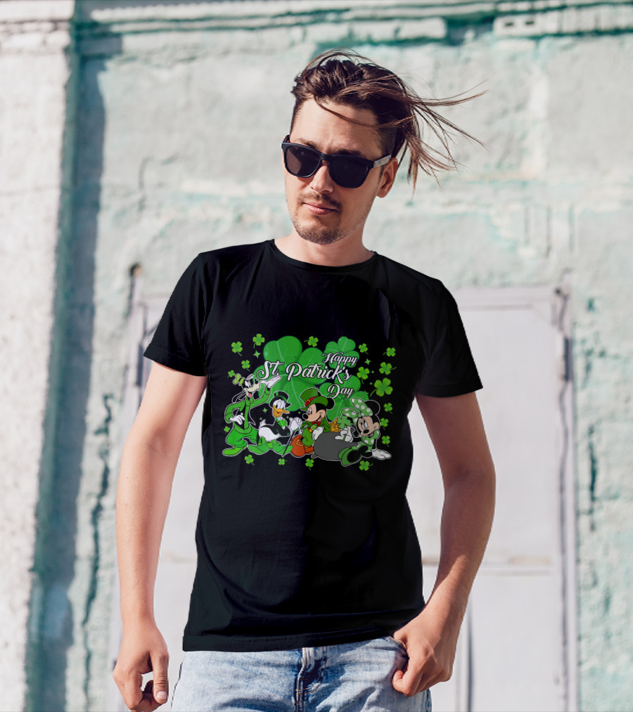 Happy St. Patrick's Day Mickey And Friends T-Shirt