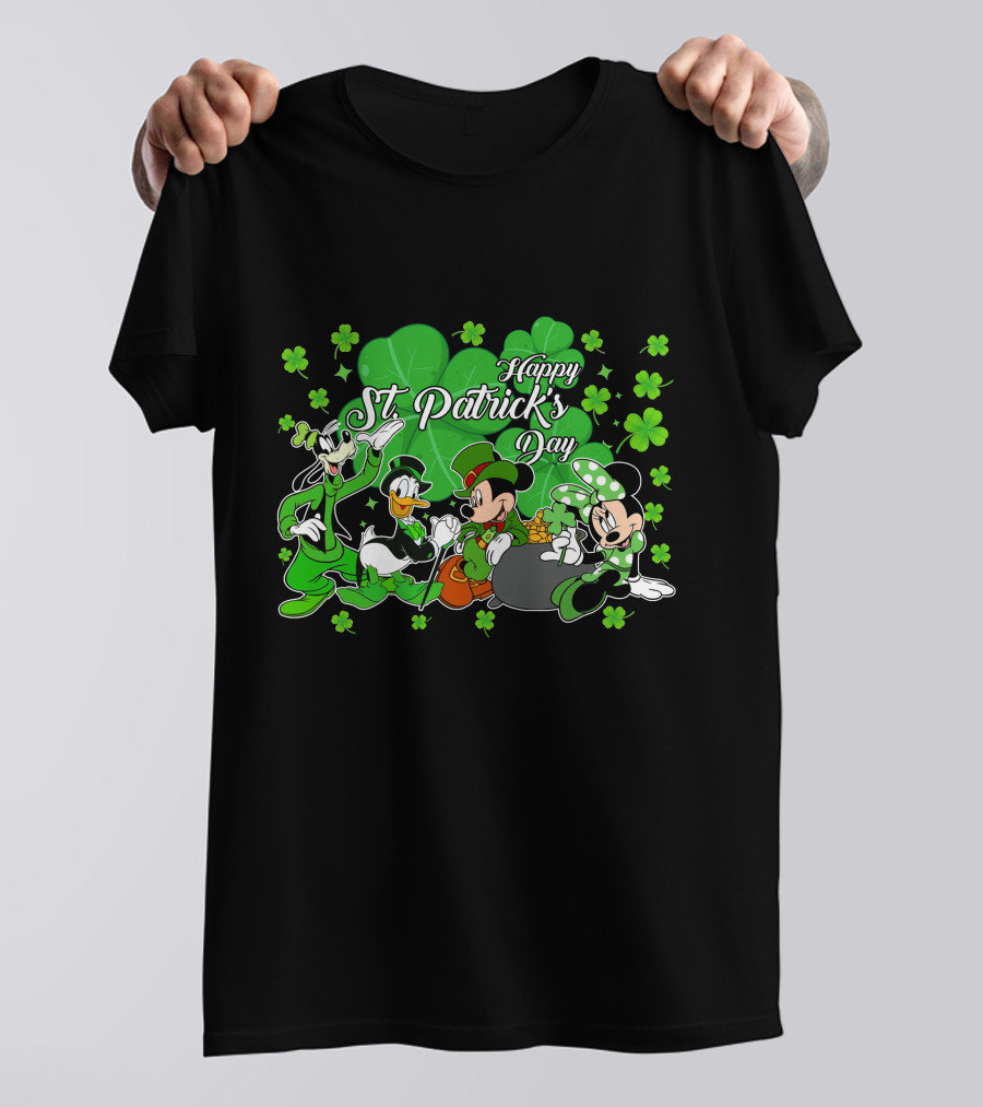 Happy St. Patrick's Day Mickey And Friends T-Shirt