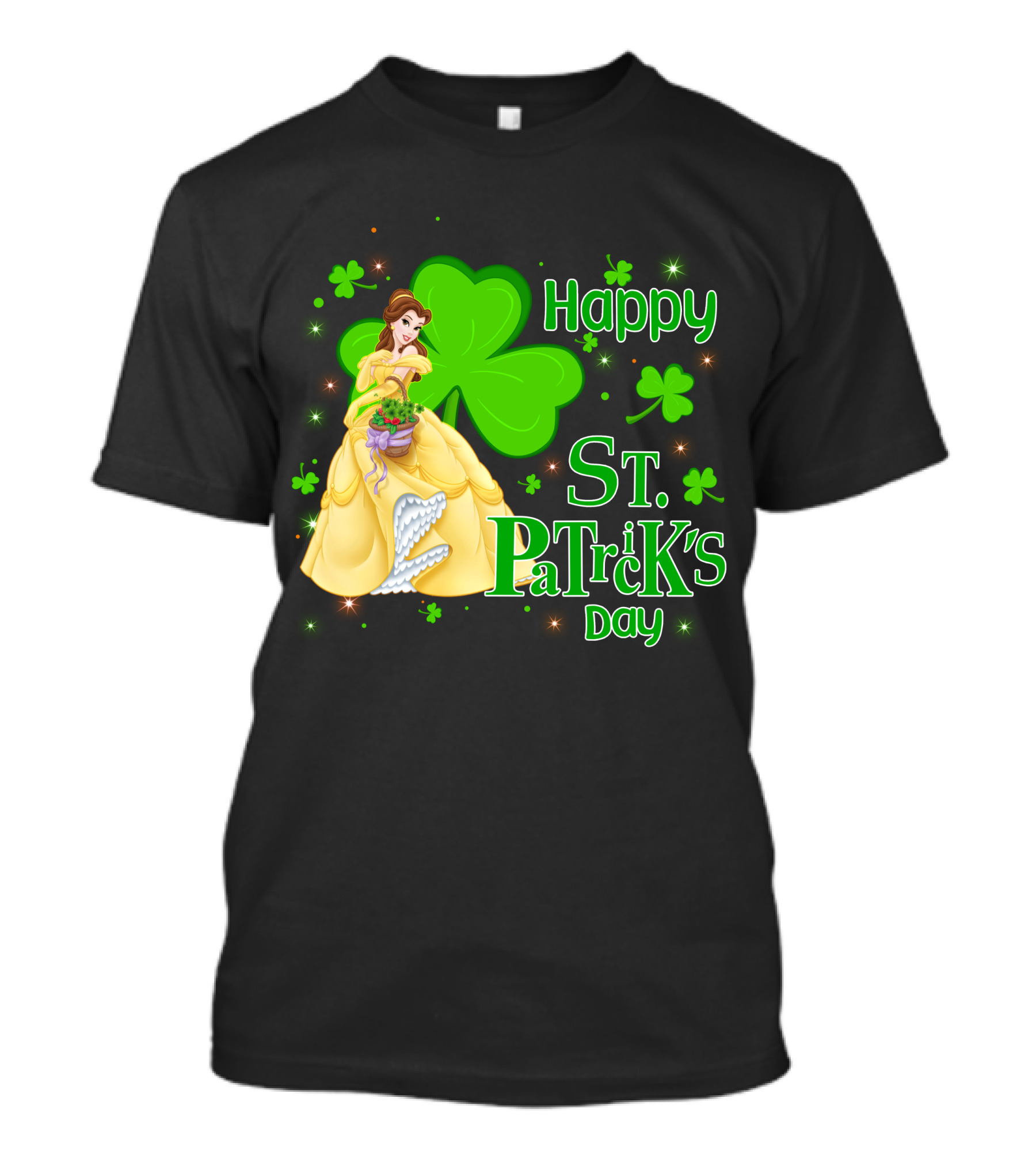 Happy St. Patrick's Day Belle Clover T-Shirt