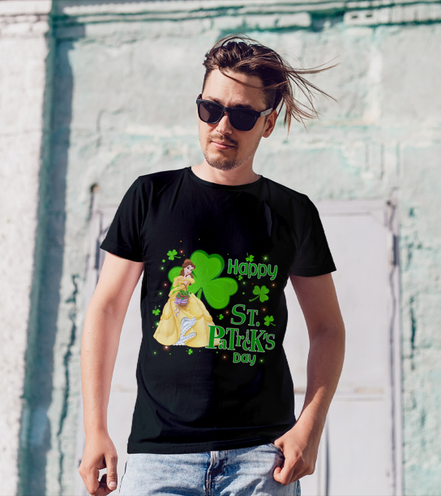 Happy St. Patrick's Day Belle Clover T-Shirt