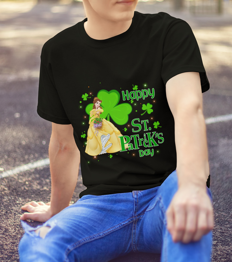 Happy St. Patrick's Day Belle Clover T-Shirt